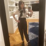 Zooey Deschanel Instagram - Thanksgiving outfits then and now. 😘