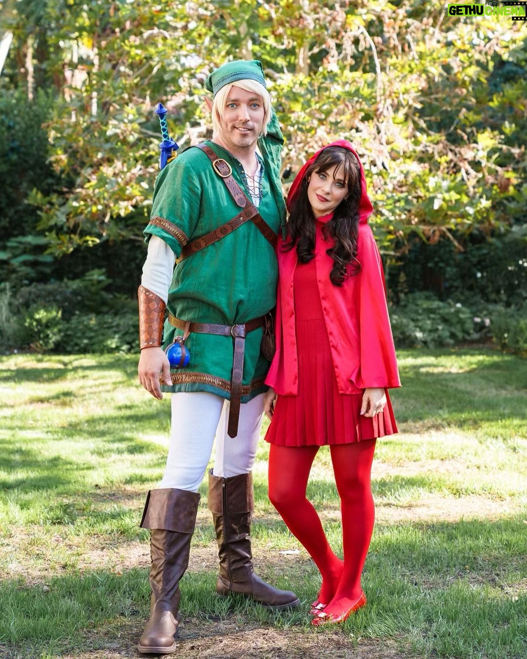 Zooey Deschanel Instagram - Didn’t you know? Red Riding Hood’s got moves