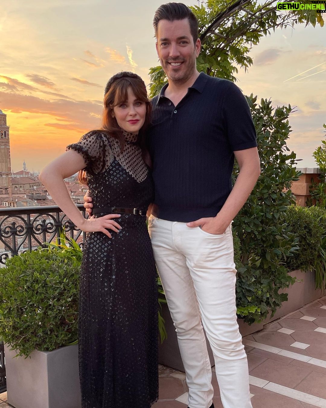 Zooey Deschanel - 329.7K Likes - Today I celebrate this wonderful man. I am eternally grateful the universe sent you in my direction. You are my person, my partner, my favorite.
I love you Jonathan! 😍🥰😘❤️