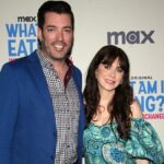Zooey Deschanel Instagram - Loved having my guy @jonathanscott by my side this week during the premiere of #WhatAmIEating. 😘