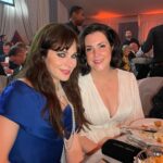 Zooey Deschanel Instagram - Moments from last weekend… 1. Grooving with my favorite dance partner at The Night Before 2. Sitting with the magical Melanie Lynskey at the Elton John AIDS Foundation Academy Awards party 3. Something you don’t always get to see in the final photos… the way stiletto heels poke holes on the Vanity Fair photo carpet markers 4. My son got his own breakfast apparently… 5. My biggest fans, always ❤️