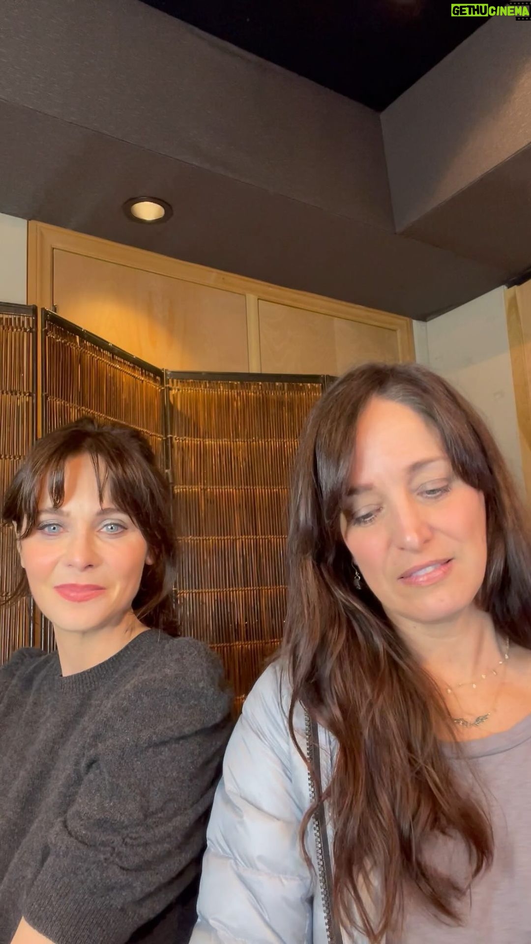 Zooey Deschanel Instagram - A little holiday joy from the songbird sisters🎄