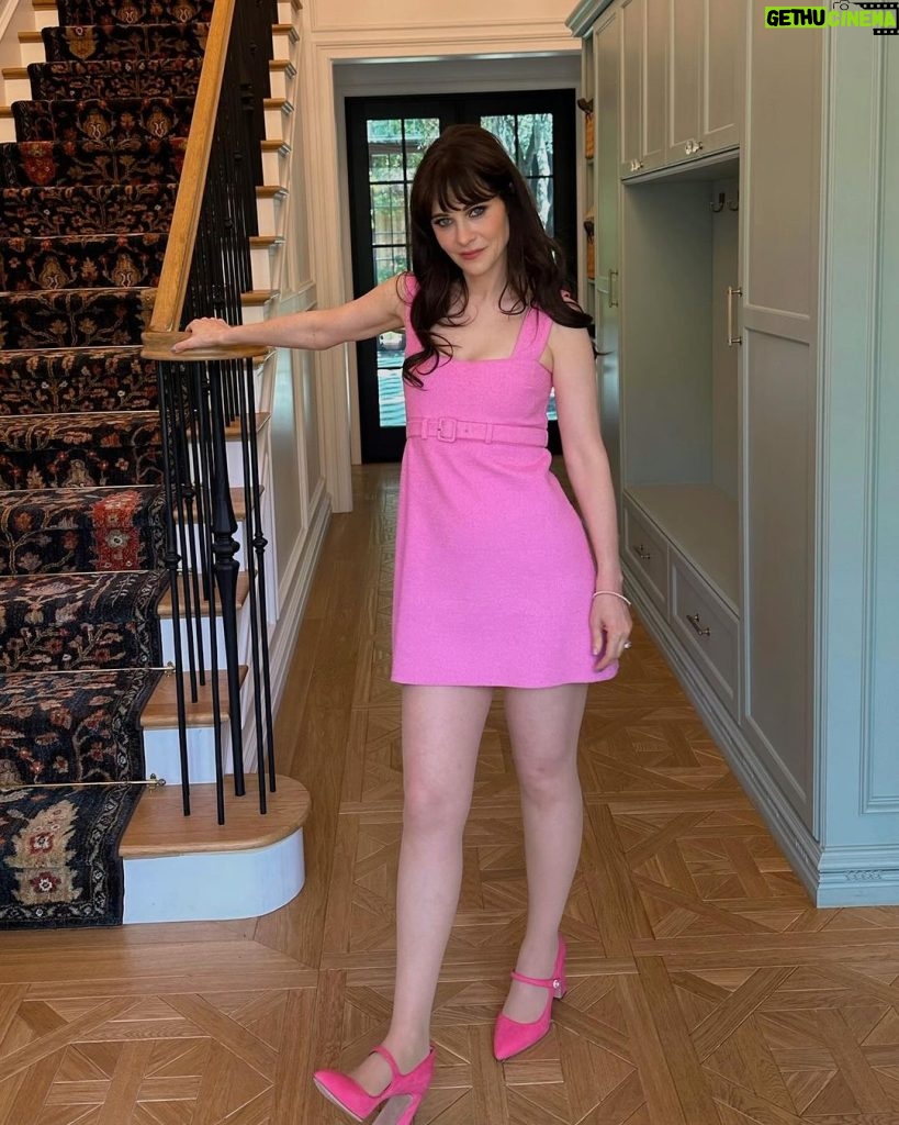 Zooey Deschanel Instagram - LPD (Little Pink Dress) 🩷