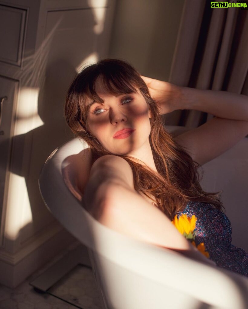 Zooey Deschanel Instagram - When in doubt, hang out in your bathtub for some peace and quiet.