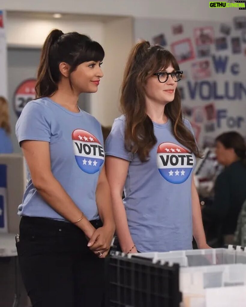 Zooey Deschanel Instagram - Did we mastermind @welcometoourshowpod as an excuse to hang out again? Maybe 🤔 Please join me in wishing a happy birthday to @therealhannahsimone who happens to be even cooler off-screen than she is on 🎂