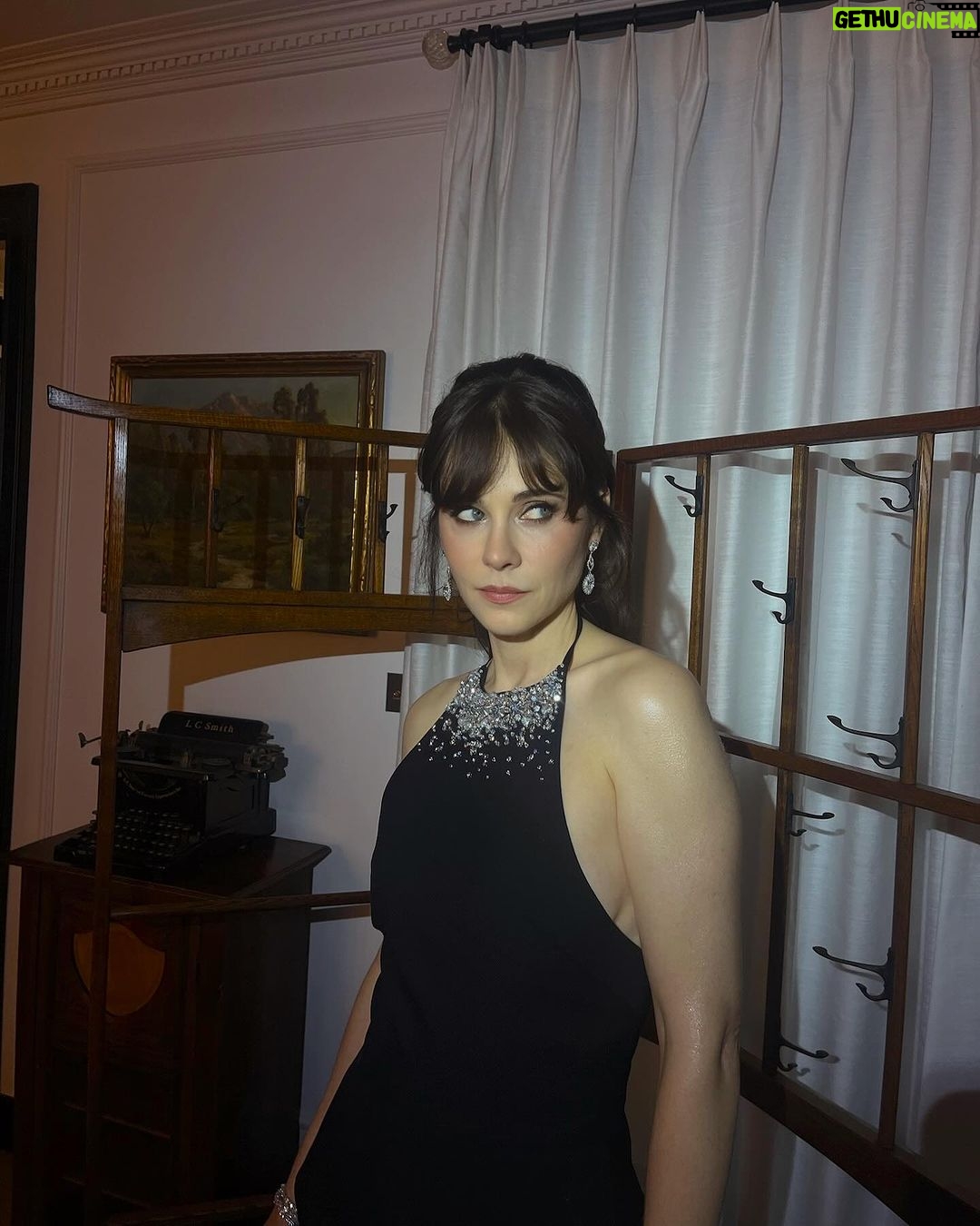 Zooey Deschanel Instagram - LA’s torrential downpour couldn’t keep me from this night