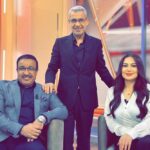Zuhur Alaa Instagram - كنا بضيافة الاعلامي الراقي صاحب الروح الحلوه والطاقه الايجابيه مصطفى الآغا في برنامج #اصداء_العالم @mustafa_agha1 @ahsan_dadosh