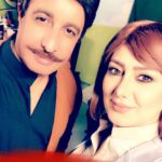 Zuhur Alaa Instagram - صورة تجمعني مع الخلوق والطيب الفنان احسان دعدوش اثناء تصوير مسلسل دراما نص كوم غايتنا ان نكون حاضرين معكم في كل رمضان ان شاء الله دمتم بخير