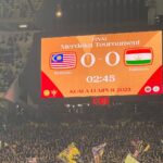 Zulin Aziz Instagram - Final Pestabola Merdeka 🇲🇾vs🇹🇯 #merdekapalestin Bukit Jalil National Stadium