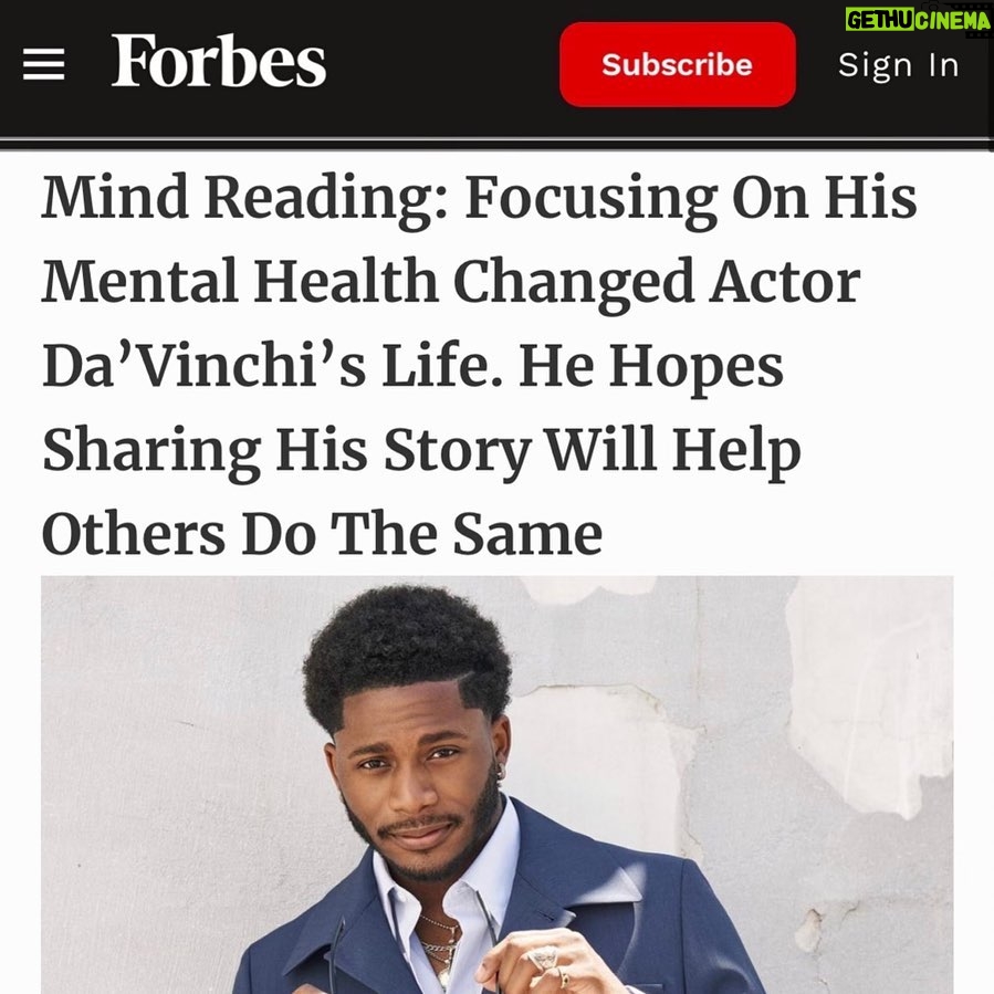 da'Vinchi Instagram - Thank you @forbes for continuing to tell my story. Hope this inspires people with similar upbringings like mine 🙏🏾 link in bio for full story ! #forbes #grateful Writer: Cathy Applefeld Olson Los Angeles, California
