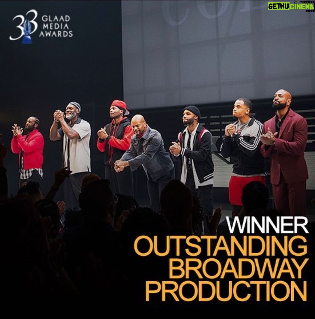 da'Vinchi Instagram - Iβm so appreciative to be apart of such an amazing project this early in my career! We did fellas ! Thanks to EVERYONE! WE MADE HISTORY!! ππΎππ¬ #thoughtsofacoloredman #glaad #glaadawards #broadway #theatre GLAAD Media Awards, New York