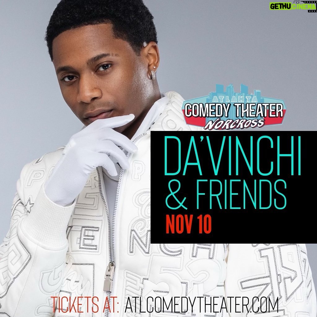 da'Vinchi Instagram - ATLANTA, ya been asking for me to come back and here it is! Ticket link in the bio! Friday, NOVEMBER 10th 2 SHOWS🔥🔥🔥 ! #comedy #atl #comedytheatre Atlanta, Georgia