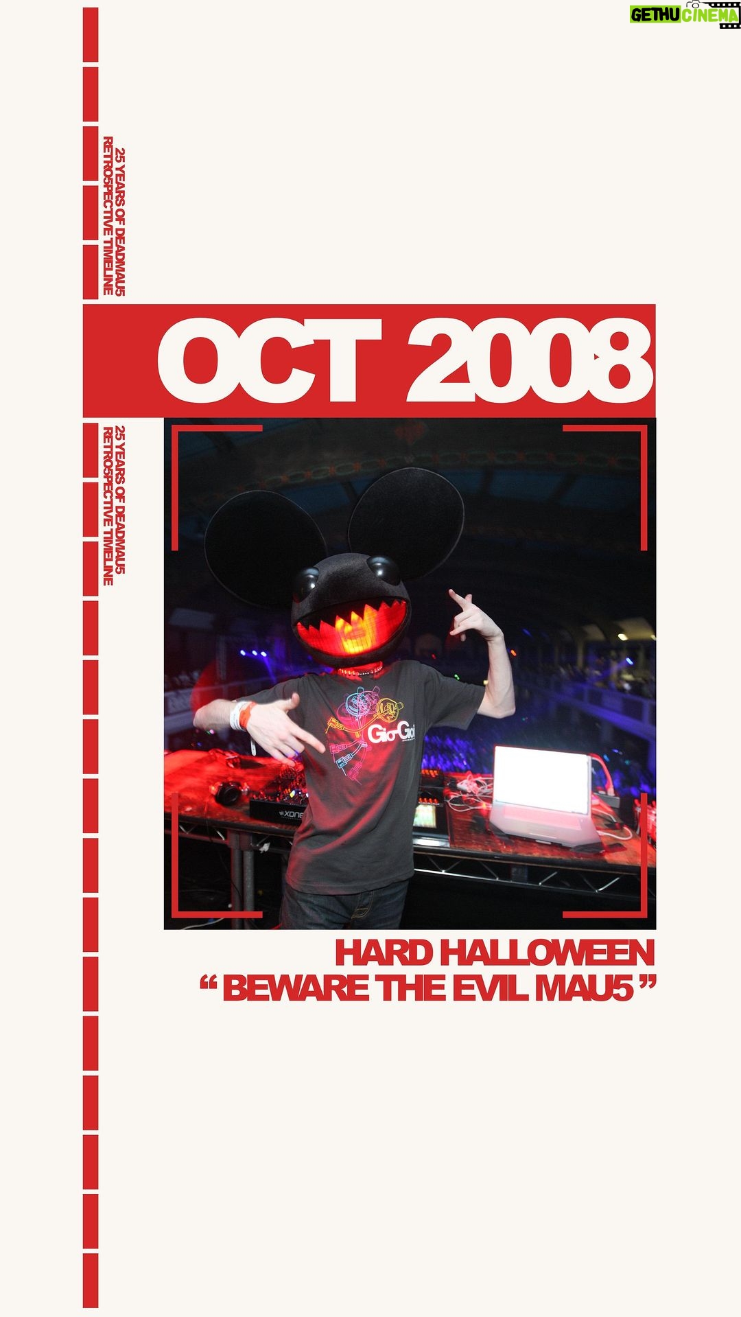 deadmau5 - 22.8K Likes - #retro5pective: @hardfest haunted mansion 2008 :P
retro5pective tix available now for LA, NYC + Denver via ink in bio :P