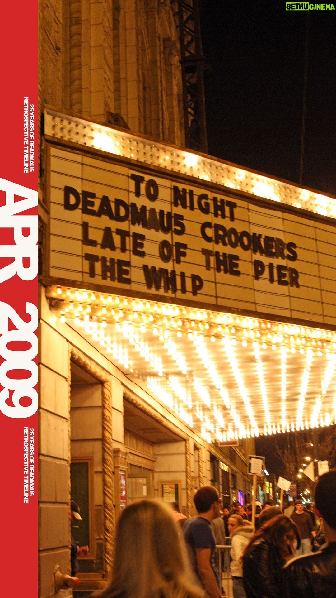 deadmau5 Instagram - #retro5pective; Congress Theater, Chicago 2009. retro5pective show tix available now via ink in bio :P Chicago, Illinois