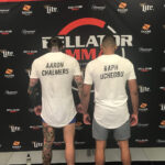 Aaron Chalmers Instagram – Open work out done, 3 days until #bellator200 🥊