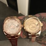 Aaron Chalmers Instagram – Another day another dweller #rolexgang massive thank you to @thediamondboxuk for sorting me the Bi-metal skydweller to add to the watch collection!! Can’t wait for the chain delivery also 😍