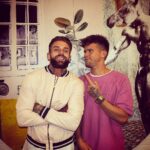 Aaron Chalmers Instagram – Always messing around with the brother @gazgshore 👬
