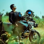 Abijeet Duddala Instagram - What I would give to ride off into the horizon right now 🏍️