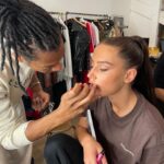 Adèle Exarchopoulos Instagram - backstages🙃