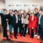 Adelaide Kane Instagram - Great group, great movie, amazing experience. Thank you so much for having us @whisfilmfest @acquaintedfilm 🎥 Whistler, Canada