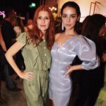 Adelaide Kane Instagram - Repost from @voguebrasil with the gorgeous @fabianamilazzo at her show this week! 💜