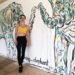 Adelaide Kane Instagram - Mural by the amazing @roaming__elephant 💕 Negril, Jamaica