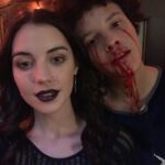 Adelaide Kane Instagram - We had an awful time 🎃 #UncannyAnnie is out now on @hulu @blumhouse #supwitches