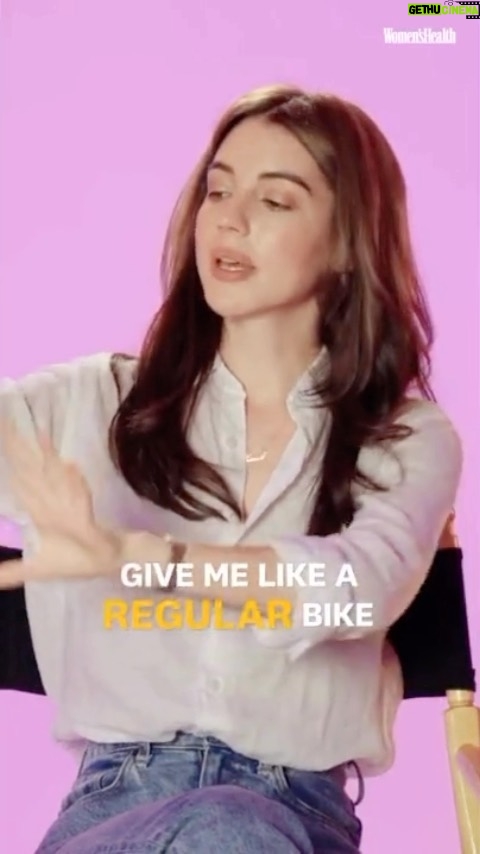 Adelaide Kane Instagram - @adelaidekane is not the biggest fan of spin class and that’s okay! Watch her full #BodyScan at the link in bio ⚡️