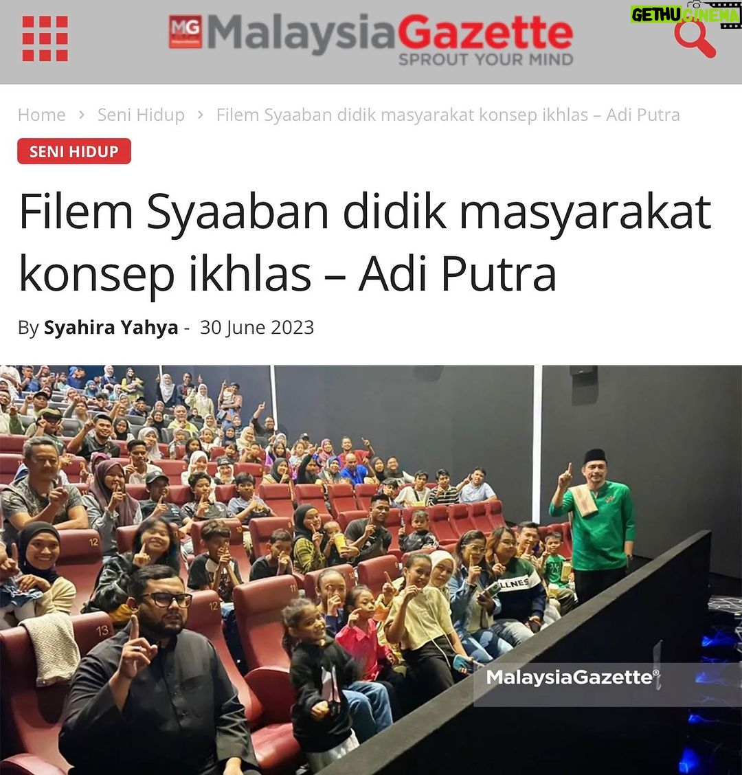 Adi Putra Instagram - Terima kasih @malaysiagazette @tourismpahang @mymotac
