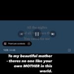 Aima Baig Instagram – All the nights
And all the times that
You cared for me
But I never realised it
Now It’s too late
Forgive me
Now I’m alone filled with so much shame
For all the years I caused you pain
If only I could sleep in your arms again
Mother I’m lost without you

Mother – Sami yousaf