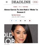 Aimee Garcia Instagram - Grateful AF to join this insanely talented group of people 🙏🏽@wokehulu 🎬 Link in my bio