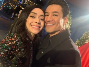 Aimee Garcia Instagram - Super excited to be playin this guy’s little sis ... @mariolopez you are da best! Even though it’s totally unfair you can eat 8 tacos & a whole pizza in 20 min 🙄 #Familia #HolidayInSantaFe 🎬