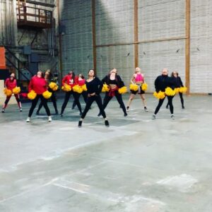 Aimee Garcia Instagram - BTS dance rehearsal of #Lucifer musical episode. Shoutout to these incredible dancers who made sure we stretched & made us feel like rockstars 🌟 Choreographer: @brooke_lipton #Teamwork 💃🏽 Not pictured: My nerves