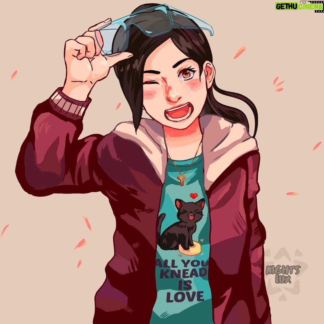Aimee Garcia Instagram - Hope everyone is staying safe & healthy! We’ll get through this 💪🏽 Sending love, light and virtual Ella HUGS!!! Thx for this amazing fan art @nightslux #WishICouldDraw 🎨