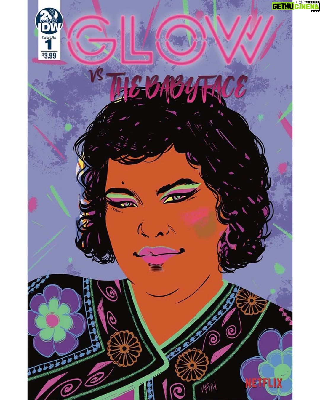 Aimee Garcia Instagram - OUR COVERS!!! Iām crying š (tears of joy) THANK YOU @lizflahive @carlymensch @idwpublishing @glownetflix for trusting us with your GEM of a show #GLOW @theajmendez š¤ #WriteTheChangeYouWannaSee ... & be inspired by BADASS women ā¤ļøšš½