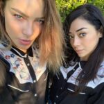 Aimee Garcia Instagram – Our new country band “Bareback Bitches” @laurengerman #cowgirls
