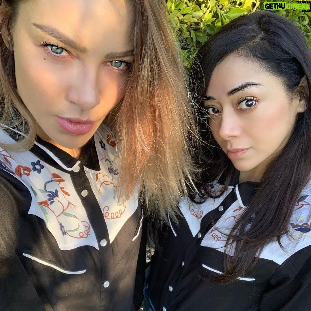 Aimee Garcia Instagram - Our new country band “Bareback Bitches” @laurengerman #cowgirls