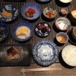 Aimee Garcia Instagram – Japanese breakfast … Take me back 😋 #cod #spinach #tamago #egg #tofu #sweetpotato #carrots #misosoup #PickledRadish #seaweed #plum #tea ❤️ #Japan #Kyoto 🇯🇵 #tbt Kyoto, Japan