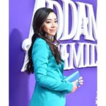 Aimee Garcia Instagram - So much fun at @meettheaddams premiere w @scarlye07!! (BEST. DATE. EVER.) Thank you @gretelz.official @tousce_ @loribluofficial @lesnereidesparis_usa @aweinspired_ @stephstrate @nicolewalmsley @christopherdaviid_ @brooklynprla for my look 💙 #TheAddamsFamily in theaters October 11 🧟‍♀️ Los Angeles, California