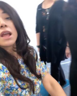Aimee Garcia Instagram - Reunited w my #Lucifer family & it felt soooo good @dbwofficial @lesleyannbrandt @inbarlavi 💃🏽🕺🏾Thx @creationent ... talked about my mom flirting w #Supernatural boys 🙄, dork danced, practiced Spanish & French 🤗 & got my HUGS for the week 🙆🏽‍♀️ Thx for coming out from Brazil, Australia, New Zealand, Mexico, Canada, east coast, San Diego & LA!!! 🙏🏽💜💜💜 #Lucicon @lucifernetflix