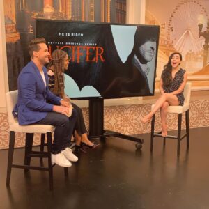 Aimee Garcia Instagram - Thx Chicago!! Had a BLAST talking @lucifernetflix @meettheaddams @cubs & #MichaelJordan @windycitylive @ryanchiaverini @valwarnertv Full interview here ... https://www.facebook.com/200706633279160/posts/2810065335676597?sfns=mo