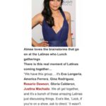 Aimee Garcia Instagram – Thx @usahola for including me in your “LATINA POWERHOUSE” issue! Flattered to be amongst such badass @evalongoria @zoesaldana @salmahayek @theritamoreno @gloriaestefan @americaferrera @gloriakellett @hereisgina @rosariodawson 🙏🏽 Honored to be in “Activist” section @moste.girls 👩🏽🎓#MakeTheWorldBetter #BeTheChange #WeAreAllInThisTogether 🌍🌎🌏