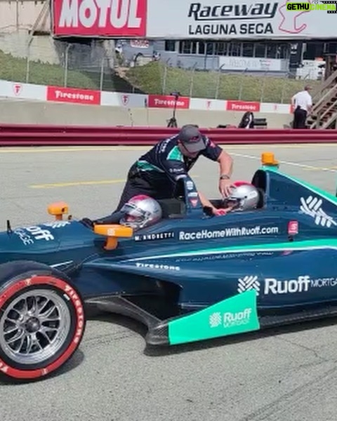 Aimee Garcia Instagram - Still riding high from this once-in-a-lifetime experience! @andrettimario you are a legend and a charmer šš @indycar Shouout to all the drivers. Iām so impressed with the athleticism & mental fortitude it takes to do what you do