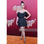 Aimee Garcia Instagram - So proud to support this film! @evalongoria you crushed it 👏🏽👏🏽 @flaminhotmovie is so inspiring! You’ll laugh, cry and dance to @iambeckyg ❤️‍🔥song Hair: @christopherdavidhair Make-Up: @nicolewalmsley Stylist: @katiebof Dress: @rebeccavallance Shoes: @casadeiofficial Bag: @jimmychoo Jewelry: @effyjewelry @grazielagems