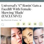 Aimee Garcia Instagram - Congratulations to cast & crew of “Blade of the 47 Ronin” on wrapping!!! 👏🏽👏🏽 I could not be more proud to write (along w @theajmendez ) this story about badass female samurai, ninjas and an international diverse culture of heroes. I’m not crying YOU’RE crying 😭 @netflix Link in bio 🤗