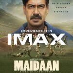 Ajay Devgn Instagram - An epic story, on an epic format! Experience the glory of #Maidaan in #IMAX cinemas on April 10 🇮🇳⚽️ #MaidaanInIMAX @pillumani @gajrajrao @boney.kapoor @zeestudiosofficial @iamitrsharma @arrahman @manojmuntashir @bayviewprojectsllp @freshlimefilms @akashaagaya @saregama_official @imaxindia