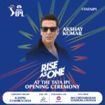 Akshay Kumar Instagram – Looking forward to performing at the #TATAIPL 2024 opening ceremony tomorrow. Have an exciting act planned, see you all in Chennai. @iplt20