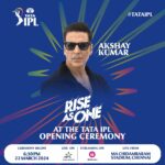 Akshay Kumar Instagram - Looking forward to performing at the #TATAIPL 2024 opening ceremony tomorrow. Have an exciting act planned, see you all in Chennai. @iplt20