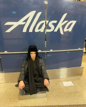 Alaska Thunderfuck Instagram - Flying the friendly skies with Alaska Carelines.