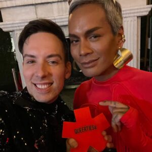 Alaska Thunderfuck Instagram - We won a Queerty 🧡
Thank you to all of our Deep Friends of the Pod (and Latoya) for your continued years of dedicated listener and voter ship. 
My heart is so full 💖🏁